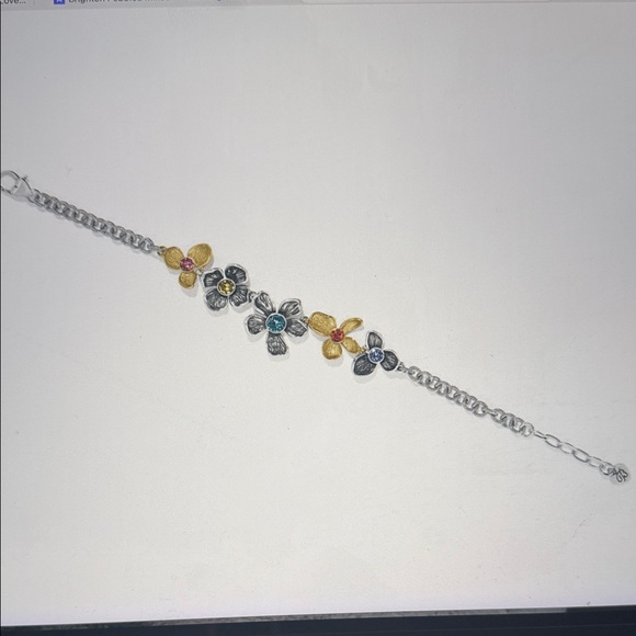 🌼🆕🌼 Brighton Everbloom Jardin Garland Bracelet NWT $98 - Picture 2 of 6